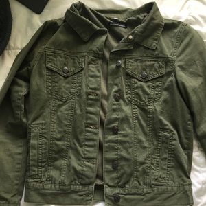 Army green jacket
